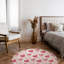 Tapis tressé avec cœurs Valentine-106463922