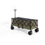 Chariot allongé pliable avec une capacité de poids de 220 lb, chariot de jardin pliant robuste de 300 litres avec de grandes roues tout-terrain et des porte-boissons.-114400060