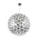 Meraz Dimmable Globe LED Chandelier