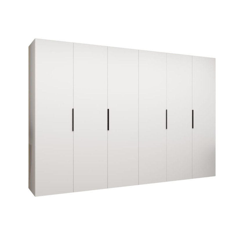 Stojadin Manufactured Wood Wardrobe, White