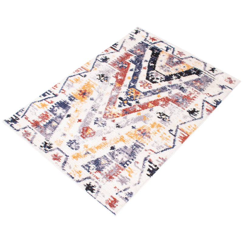 Tapis marocain maroc Quashqai, Rectangle 6 pi 7 po x 9 pi 6 po