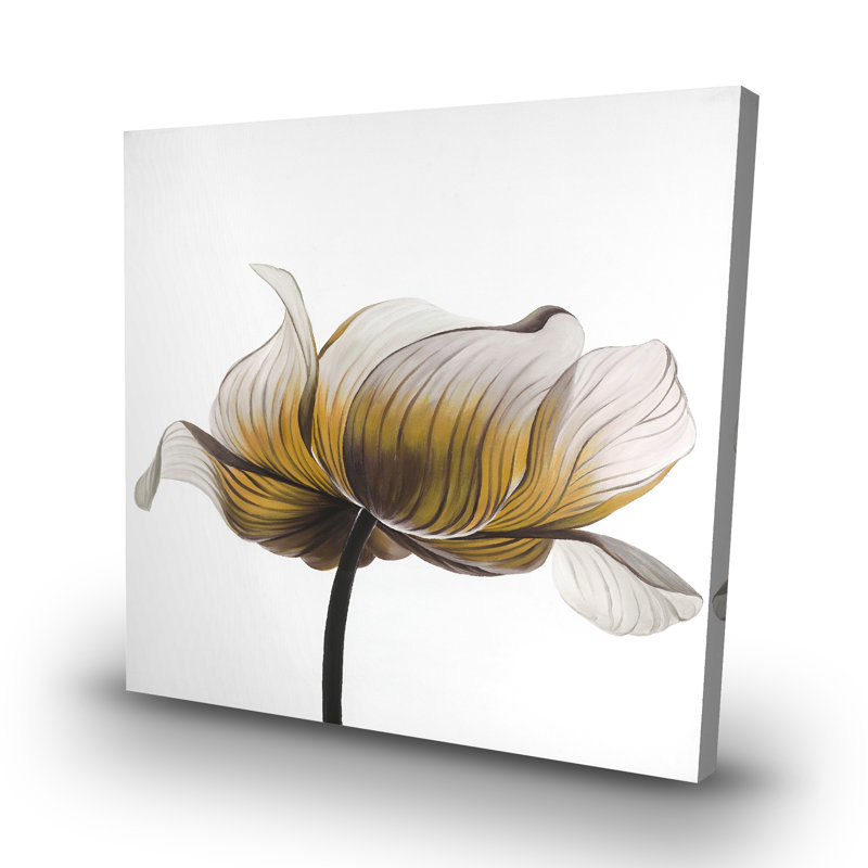 anemone flower - 32"x32" art on canvas
