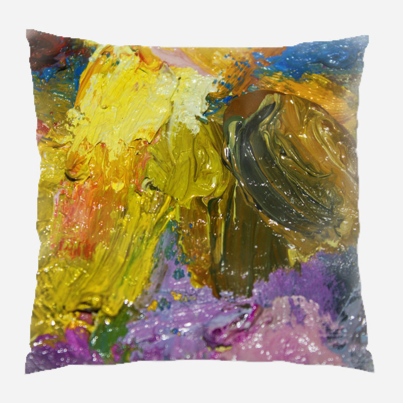 Floral Outdoor Reversible Throw Pillow, Microsuede, Indoor