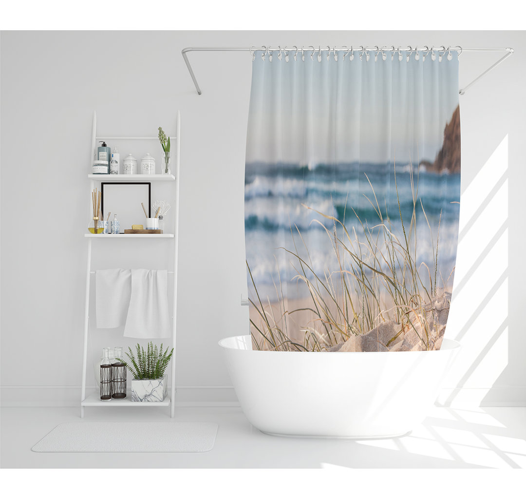 Elizabe 13 Piece Polyester Shower Curtain Set