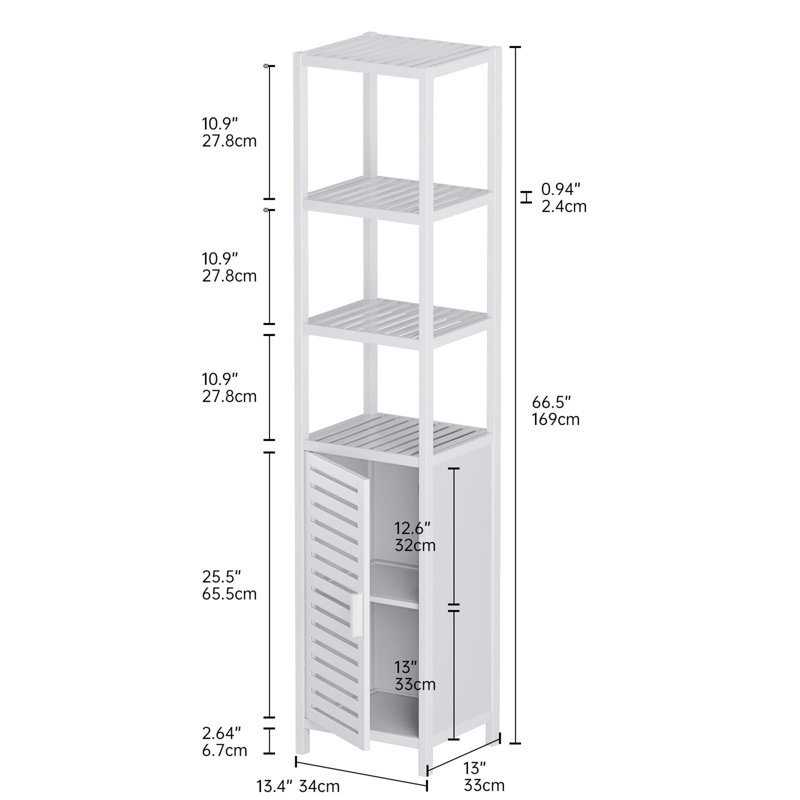 Minnis Linen Cabinet, White