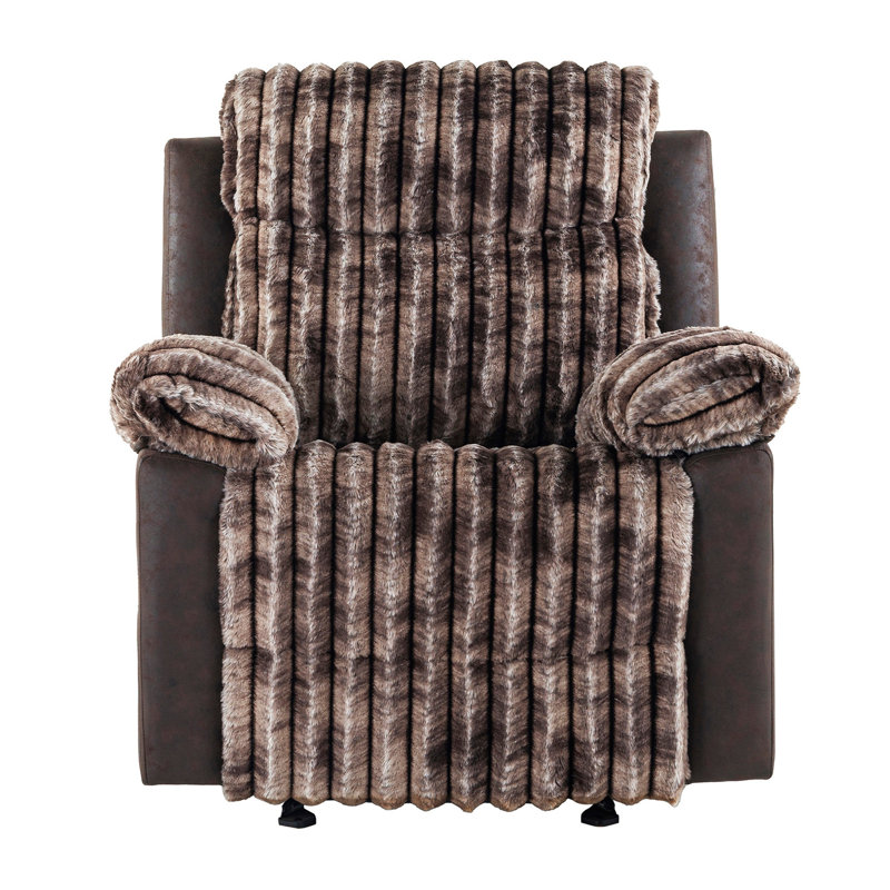 Fauteuil inclinable coulissant, Brun