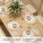 70” Rectangular Dining Table, Seats 4–6, X Base, Farmhouse Wood, Blonde Oak