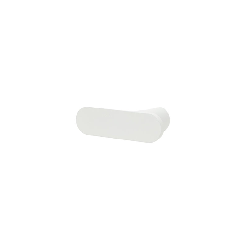 2" Bar Knob, Snow (White), 1"