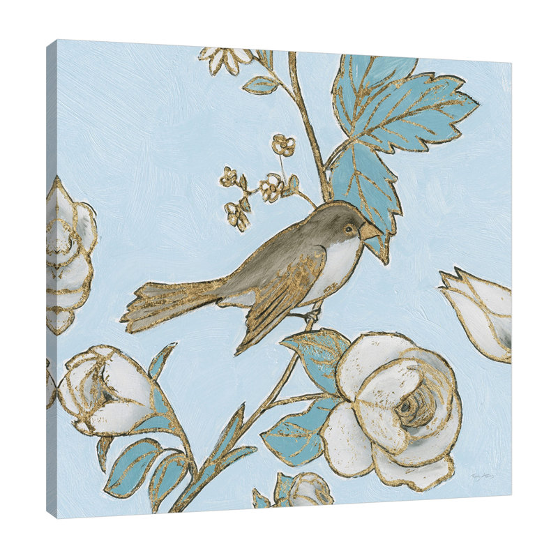 «Toile Birds I», toile tendue par Emily Adams, H 30 po x l 30 po x P 1,5 po