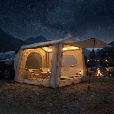 Inflatable Tents For Camping Suv Tent  Easy Setup Inflatabletent 4 Season Tent