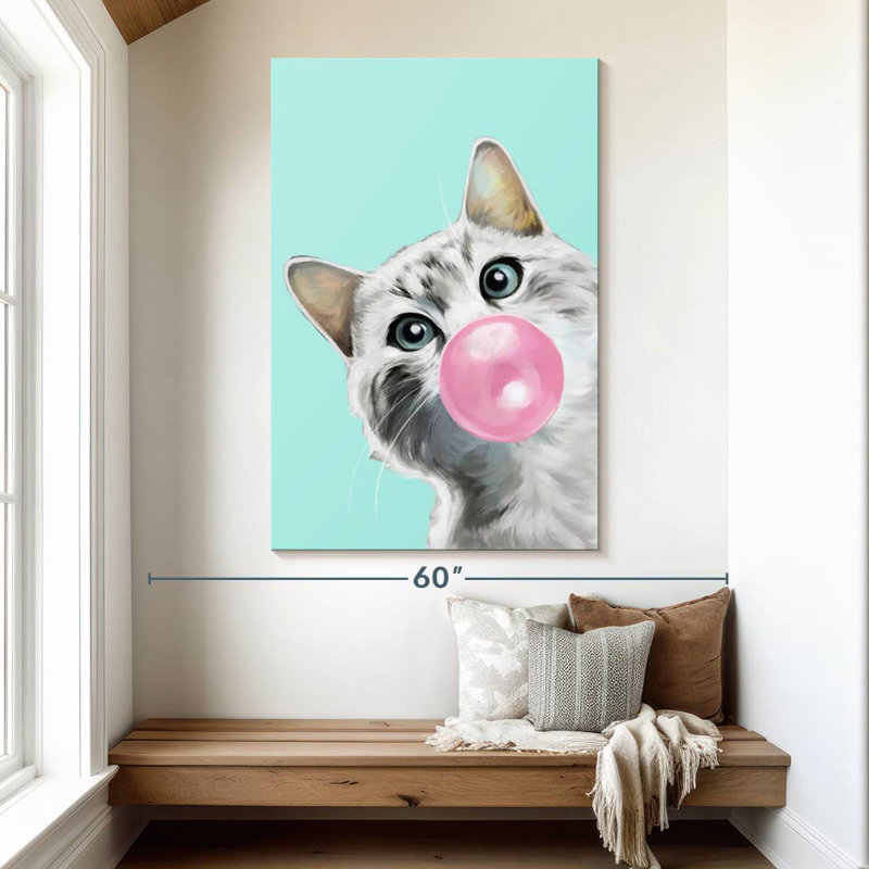 Ketti Bubble Gum Kitty II, H 51 po x l 34 po