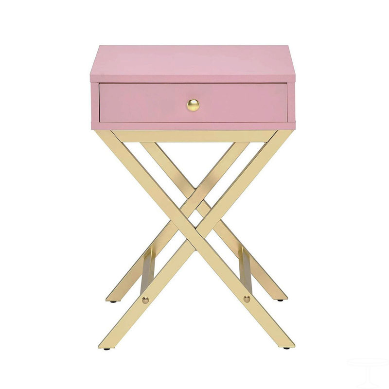 Rectangular Side Table With One Drawer