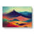 Exquisite Painted Mountains Abstract - Wrapped Canvas Print-559940650