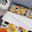 Ensemble de housse de couette Red Popart Lichtenstein Lines Matrix II-1602920884