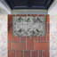 Paillasson Black Birds Welcome, imprimé par Tim Coffey, 18 po x 30 po