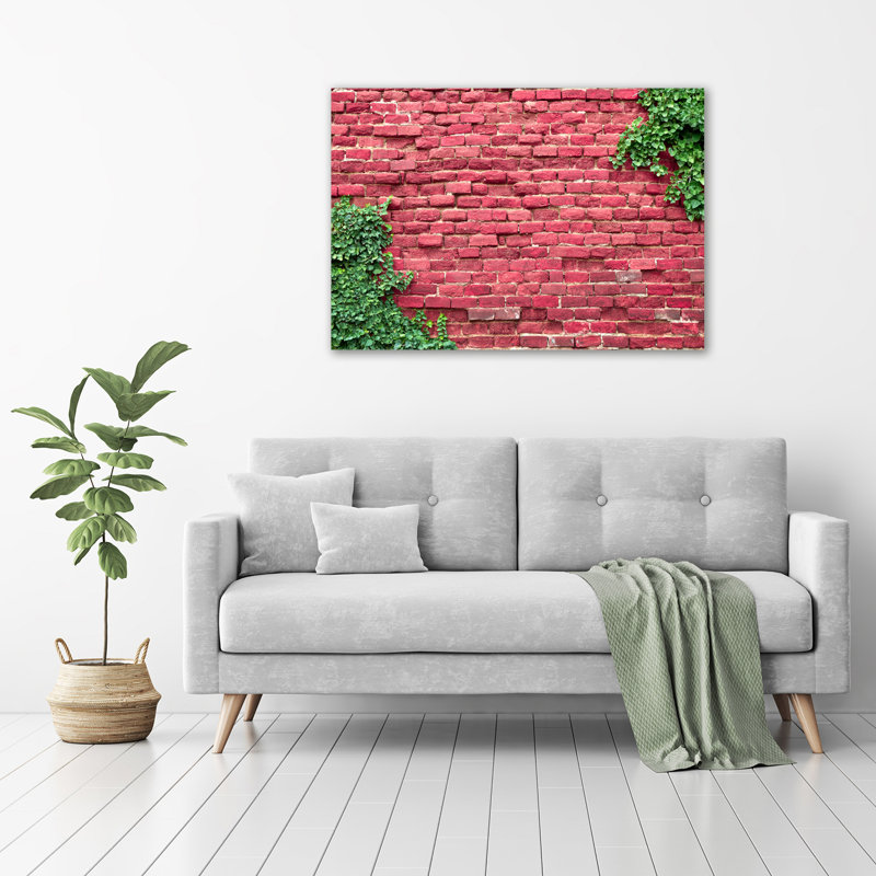 Brick Wall - Wrapped Canvas Print