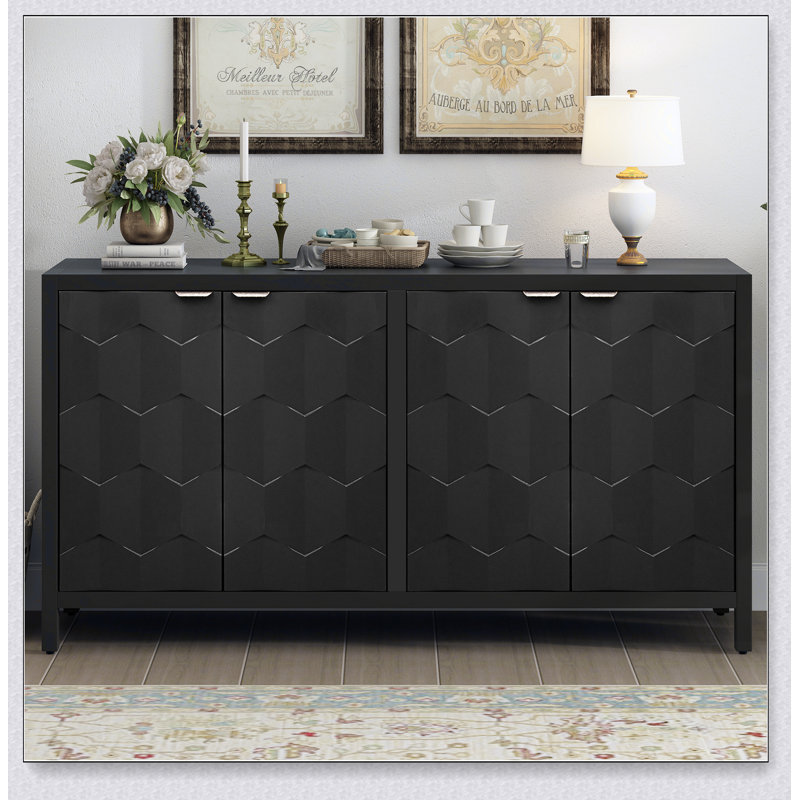 Armoire décorative, Noir