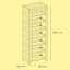 46x28x130cm 24 Pair Shoe Rack