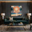 Hawaiian Sun Rays, art mural sur toile brune-760610857