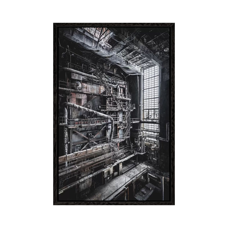 Blade Runner by Simon Yeung - Print on Canvas, Black Floater Framed, 101.6 cm H x 66.04 cm W