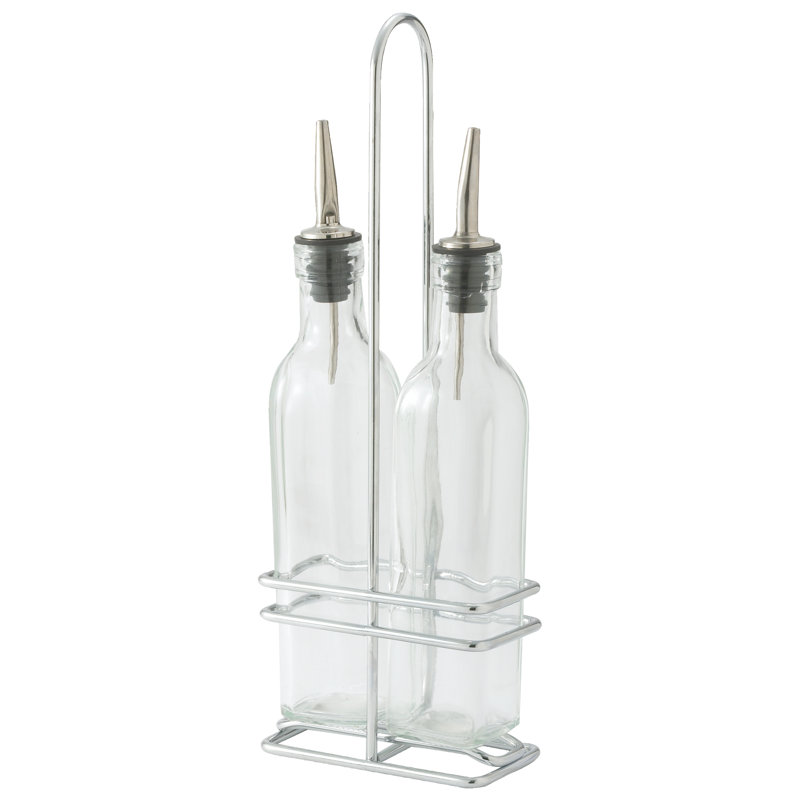Ensemble de huilier 2 pièces huile/vinaigre 8 oz.
