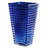 Cobalt Trapezoidal Thickened Glass Decorative Vase