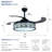 Villisca 42'' Ceiling Fan with LED Lights