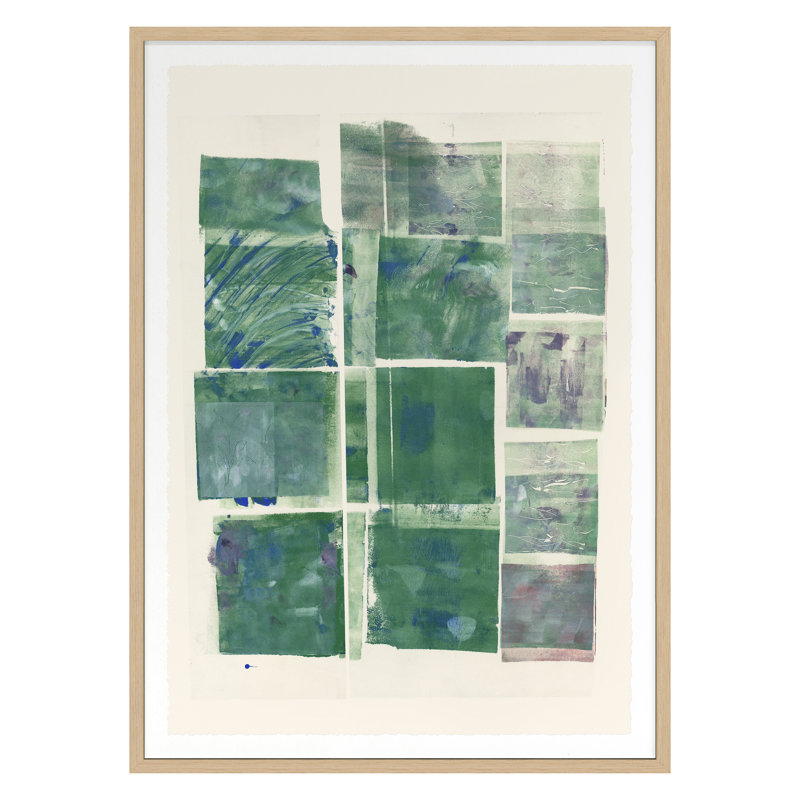 «Fall 2022 Configurations 9» par Chris Paschke, impression sur papier, Cadre nordique simple en chêne nordique