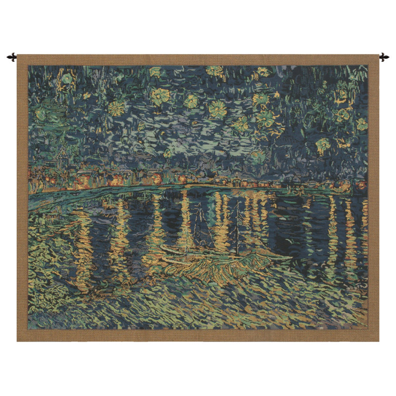 Loom Woven Cotton Blend Wall Hanging, 18" H x 21" W