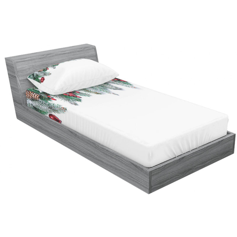 Microfiber Sheet Set, Twin Sheet Set with Fitted Sheet