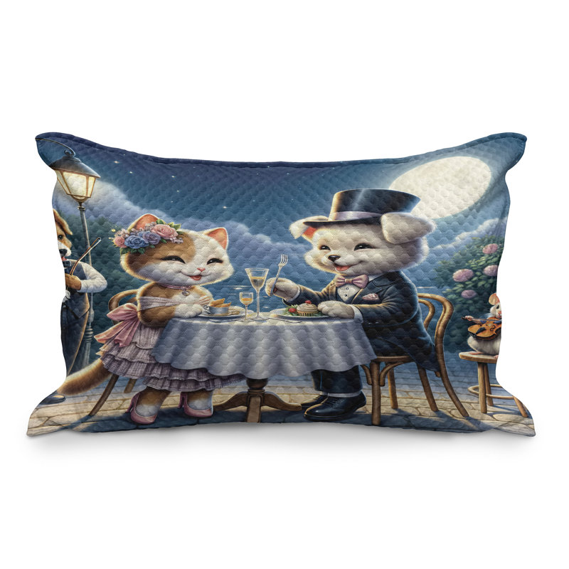 Taie d'oreiller matelassée Ambesonne, H 20 po x l 36 po
