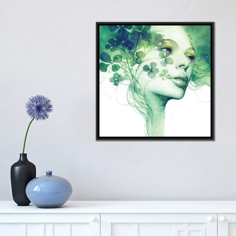 « serendipity », impression sur toile tendue, H 12 po x l 12 po x P 0,75 po, Pas de tapis, Toile tendue