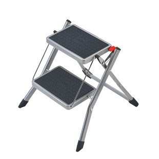 2 - Step Steel Lightweight Folding Step Stool