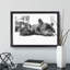 Two French Bulldogs - Framed Print-62792916-62792917
