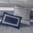 7 Piece Navy King Comforter - With Stripe Design & Decorative Pillows Classy Comforter, Shams Machine Washable-116011701