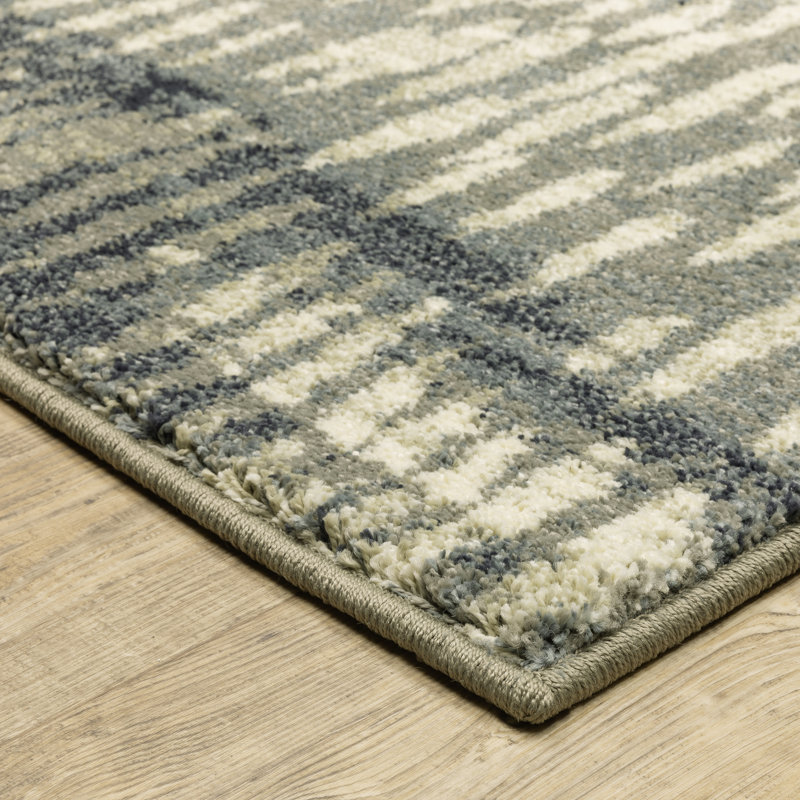 Tapis d'intérieur gris / beige Sloane, Rectangle 9 pi 10 po x 12 pi 10 po