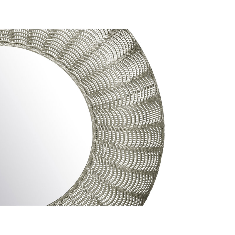 Millican Metal Flat Wall Mirror, Silver
