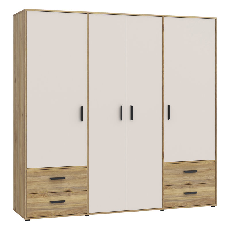 Mokkaro Manufactured Wood Wardrobe