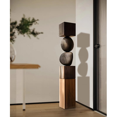 Décorations modernes modernes en bois d'hévéa