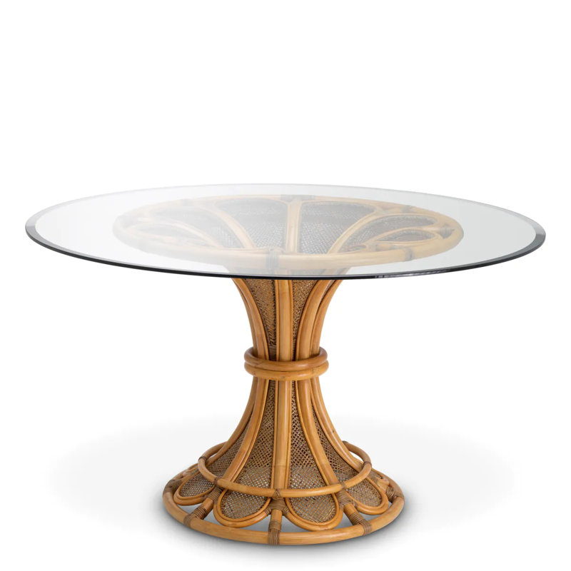 Colony Round Glass Dining Table