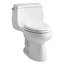 Gabrielle Comfort Height One-Piece Elongated 1.28 GPF Toilet with Aquapiston Flush Technology and Left-Hand Trip Lever-1018749733
