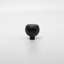 Bouton d'armoire rond en aluminium de style moderne Mid-Century ROUS Hardware, gris anthracite (noir), 1 pièce-110977958