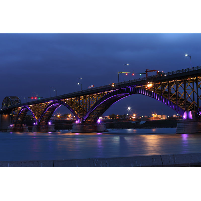 Peace Bridge by FrenchToast - Wrapped Canvas Print, 30cm H x 46cm W