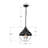 1 - Light Black Lantern Pendant