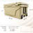 Khaki color ice cooler box