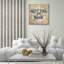 «Burlap World Map IV» par Sue Schlabach, art mural en verre acrylique-816469122