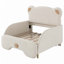 Canapé-lit simple tapissier extensible de taille XL