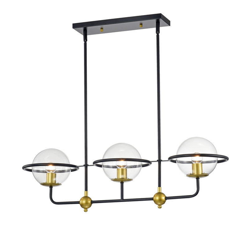 Lustre linéaire 3 lumières