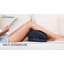 Repose-pieds chauffant Snailax - Repose-pieds réglable et massant pour soulager les douleurs lombaires, lombaires et du genou
