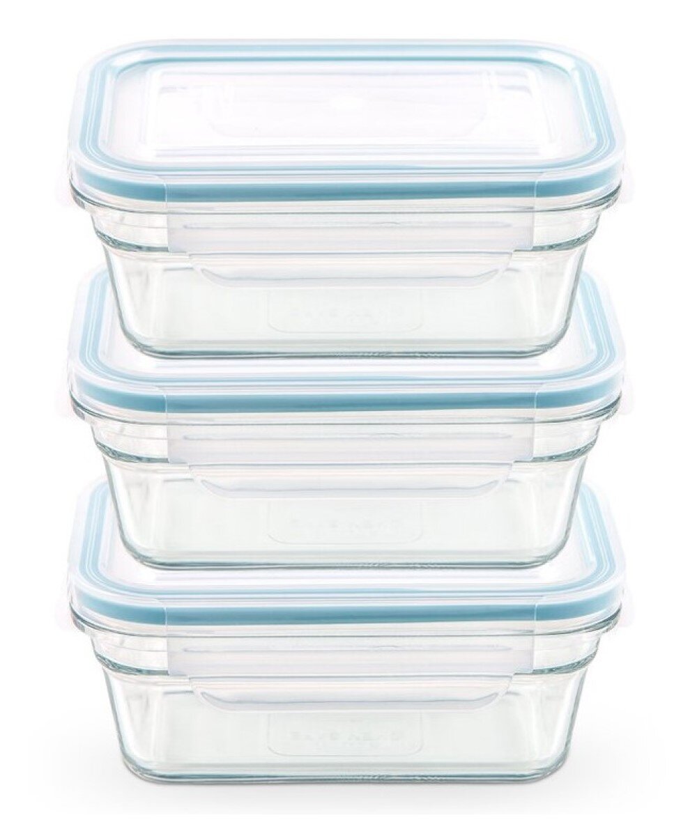 Glasslock Glass Food Storage - Set of 3 Containers and 3 Lids & Reviews ...